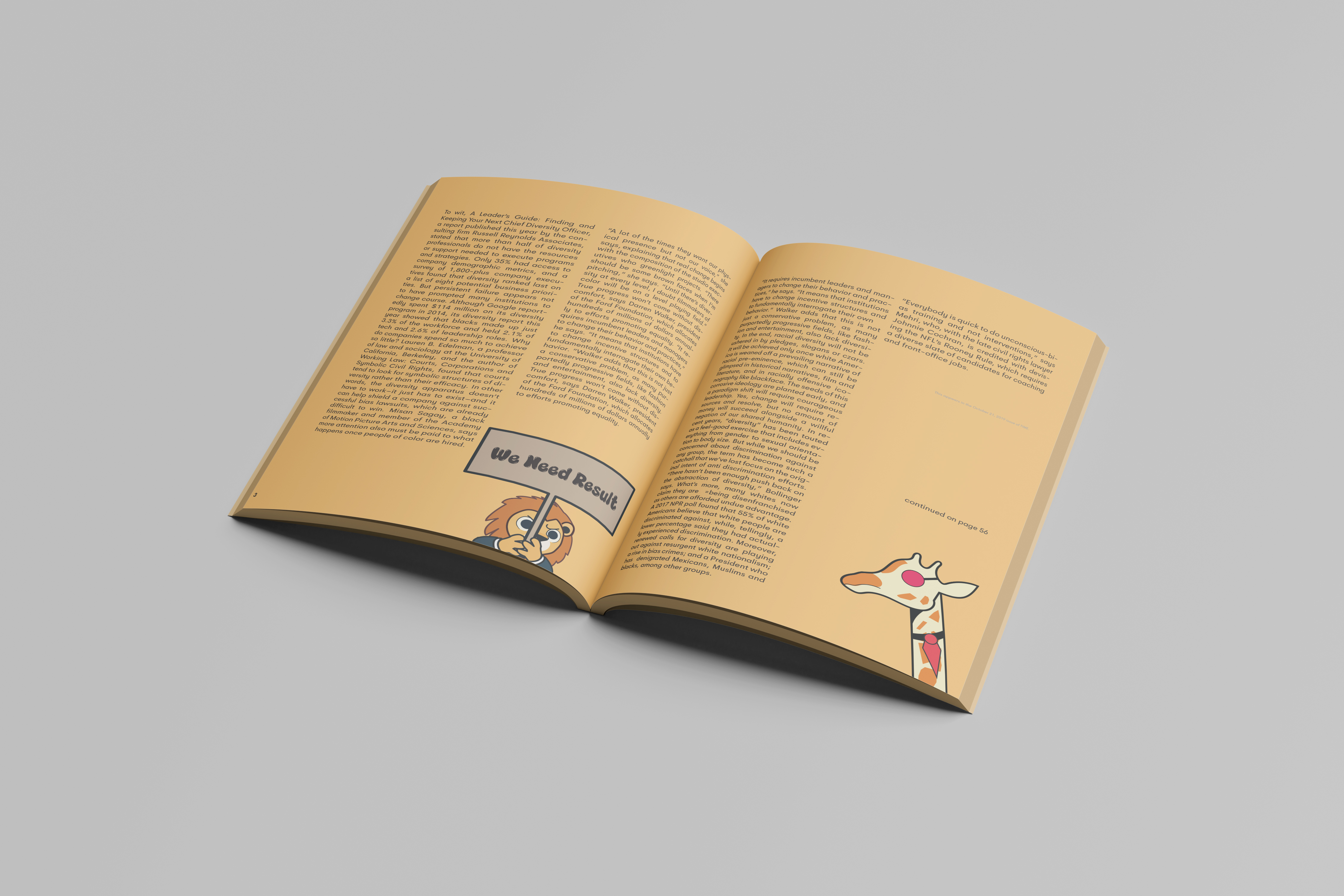 Critique Magazine Layout